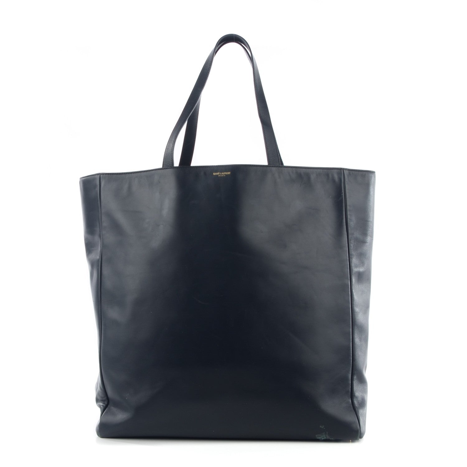 Saint Laurent Soft Calfskin Classic Large Museum Tote Navy 1 of 7