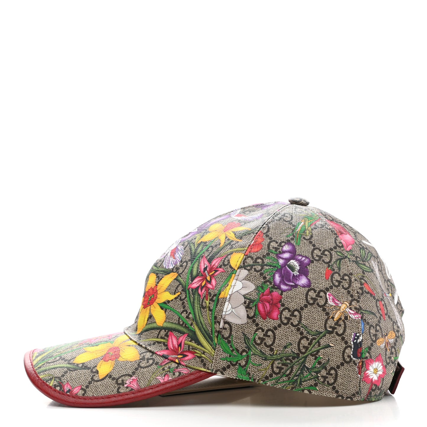 GG Supreme Flora Claudia Baseball Hat 57 M Red