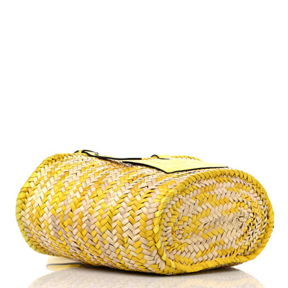 Loewe Raffia Basket Tote Bag Natural Yellow 3 of 8