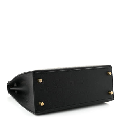 Hermes Epsom Kelly Sellier 25 Black 4 of 11