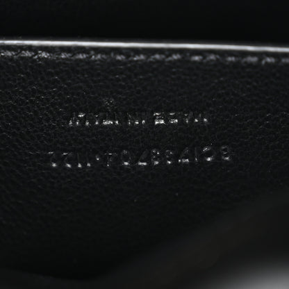 Saint Laurent Lambskin Quilted Monogram Medium Solferino Satchel Black 7 of 12