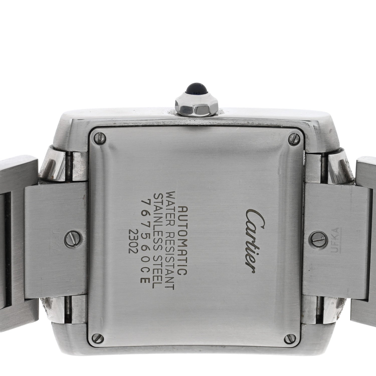 Cartier Stainless Steel 28mm Tank Francaise Automatic Watch 4 of 4