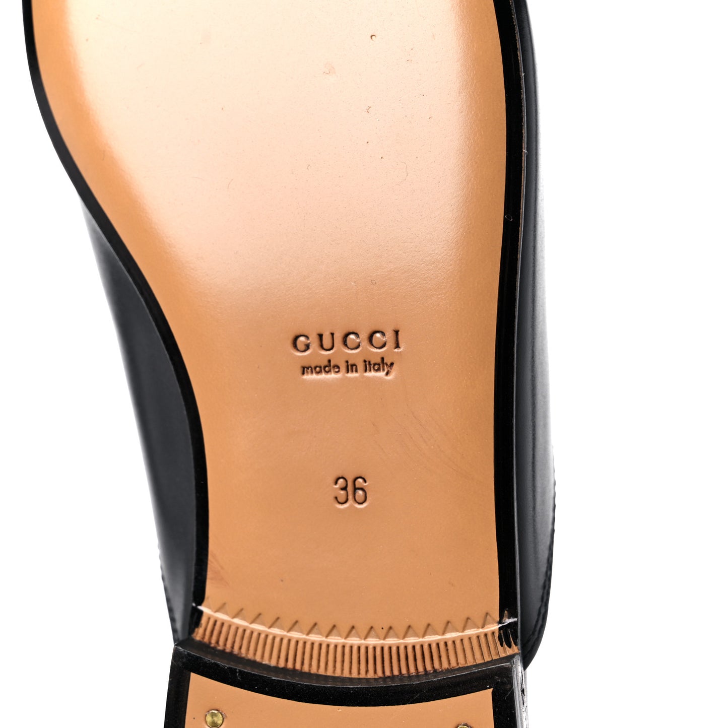 Calfskin Womens Princetown Slippers 36 Black