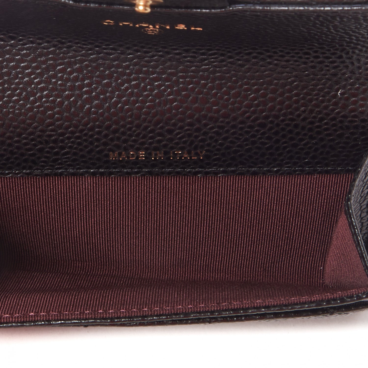Chanel Caviar Quilted Flap Card Holder Black 6 of 9