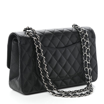 Chanel Caviar Quilted Medium Double Flap Black 3 of 10