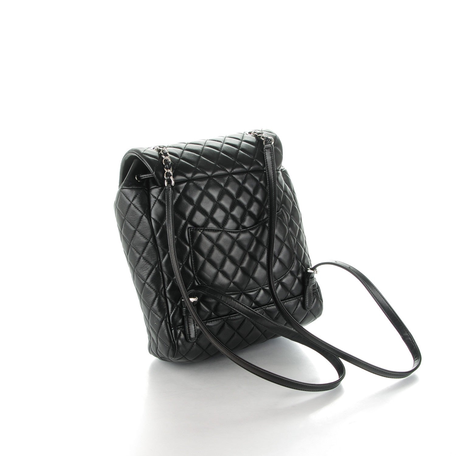 Chanel Lambskin Quilted Large Urban Spirit Backpack Black 3 of 8