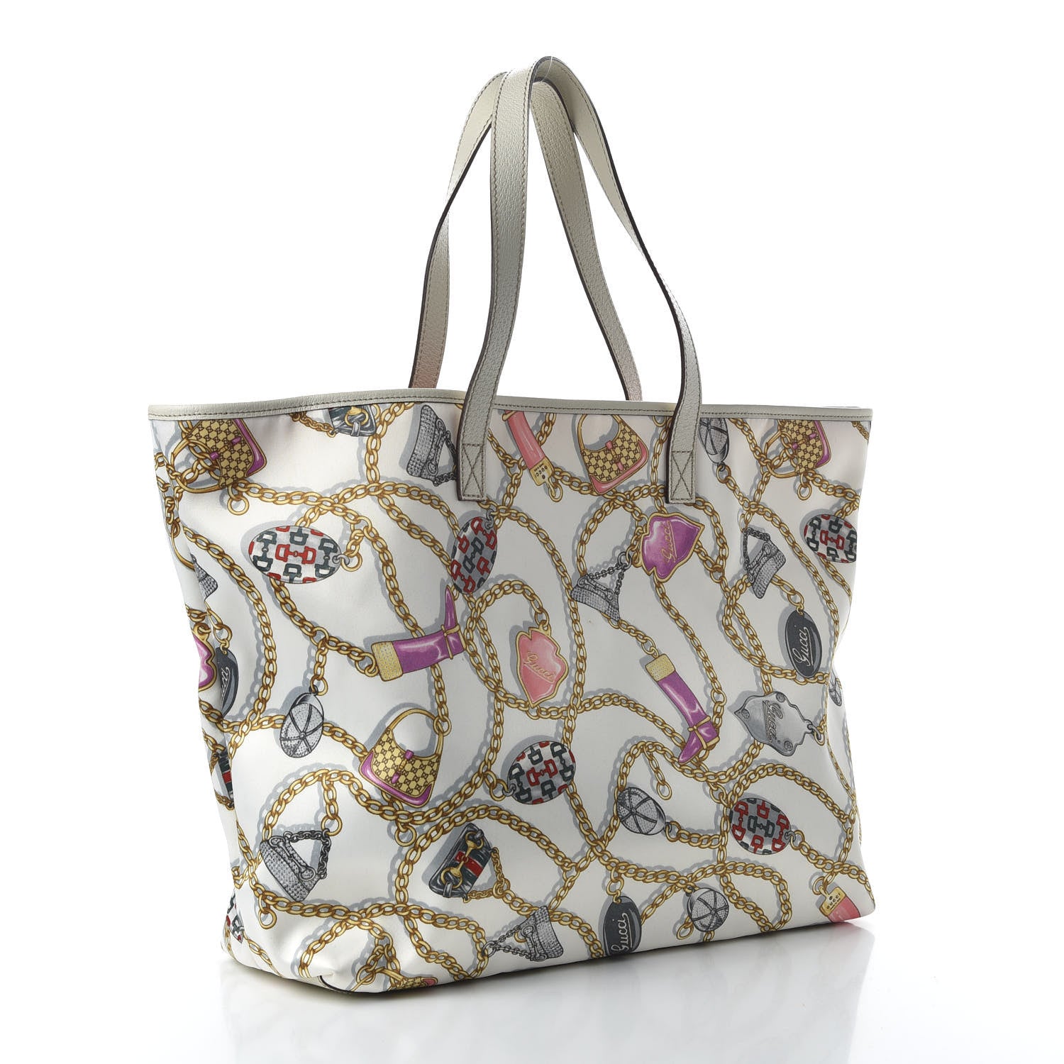 Gucci Nylon Print Tote White 3 of 11