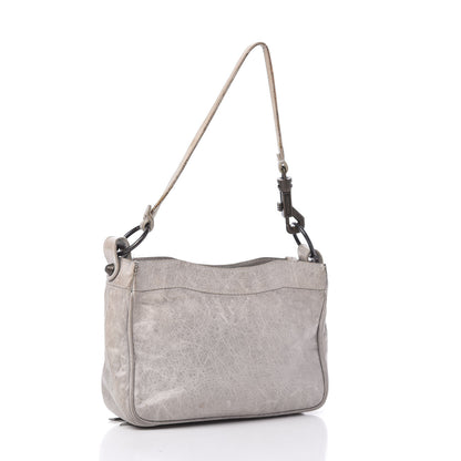 Balenciaga Agneau Classic Hardware Shoulder Bag Argent 3 of 9
