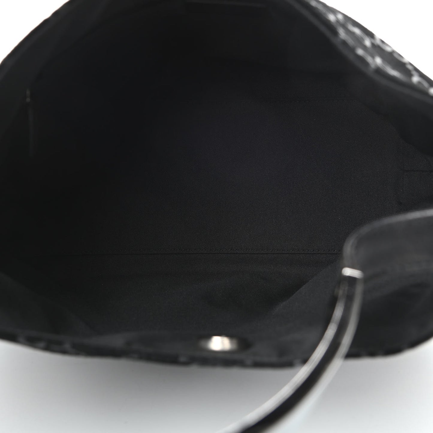 Suede Monogram Hobo Black