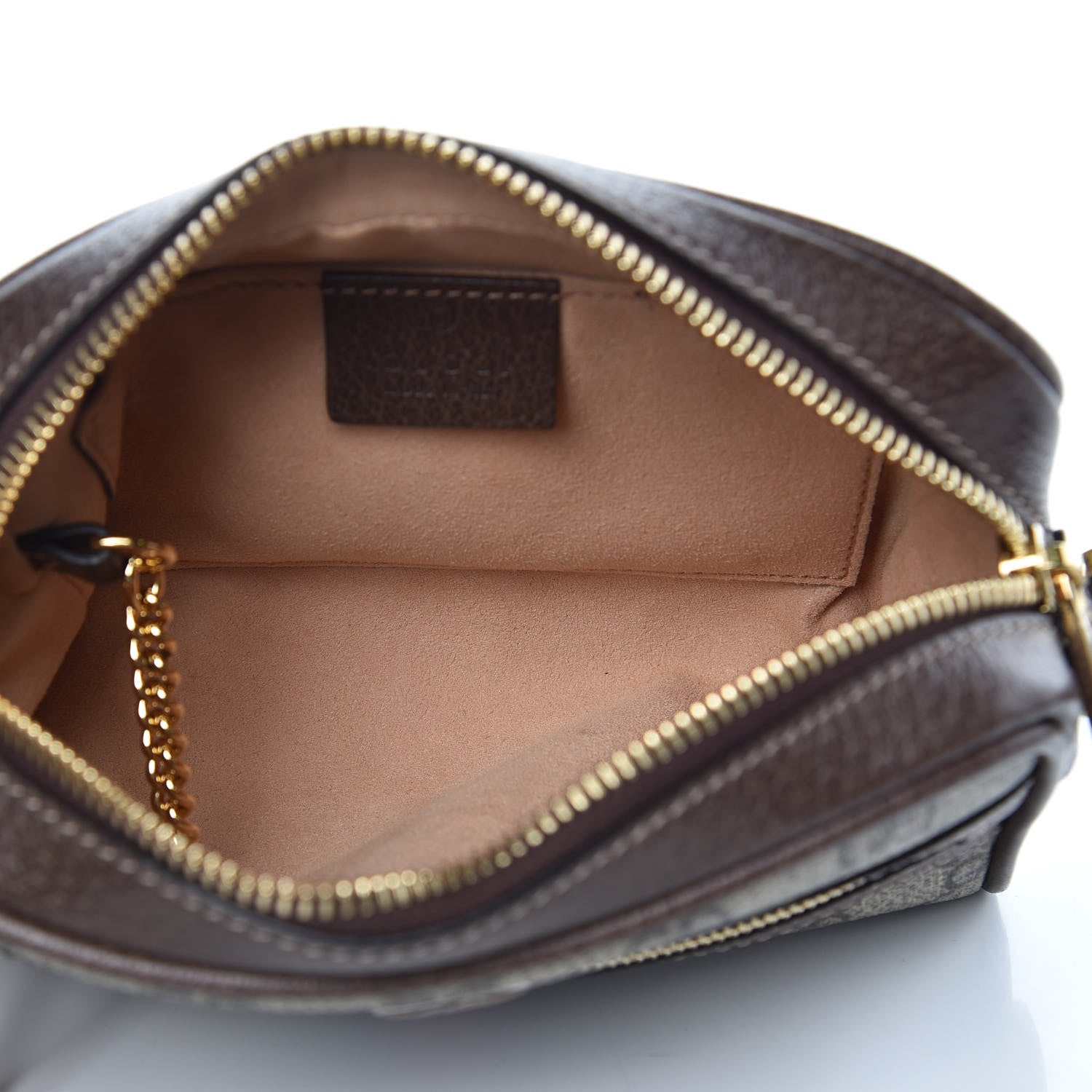 Gucci GG Supreme Monogram Web Mini Ophidia Shoulder Bag Brown 5 of 10
