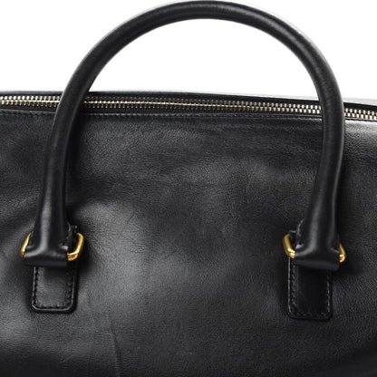 Saint Laurent Calfskin Classic Duffle 6 Black 17 of 19