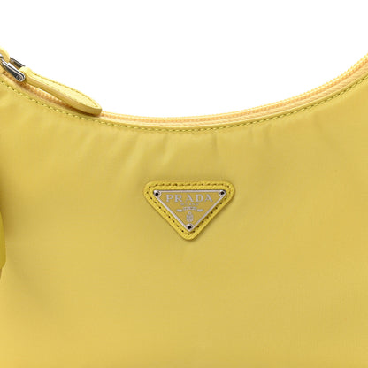 Prada Tessuto Nylon Saffiano Mini Re-Edition 2000 Bag Ananas 9 of 12