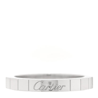 Cartier 18K White Gold Lanieres Ring 54 7 1 of 4
