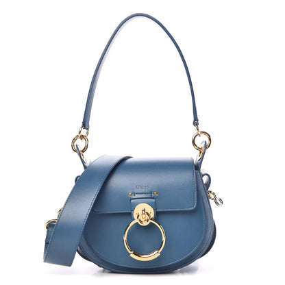 Chloe Calfskin Small Tess Bag Vinyl Blue 1 of 9