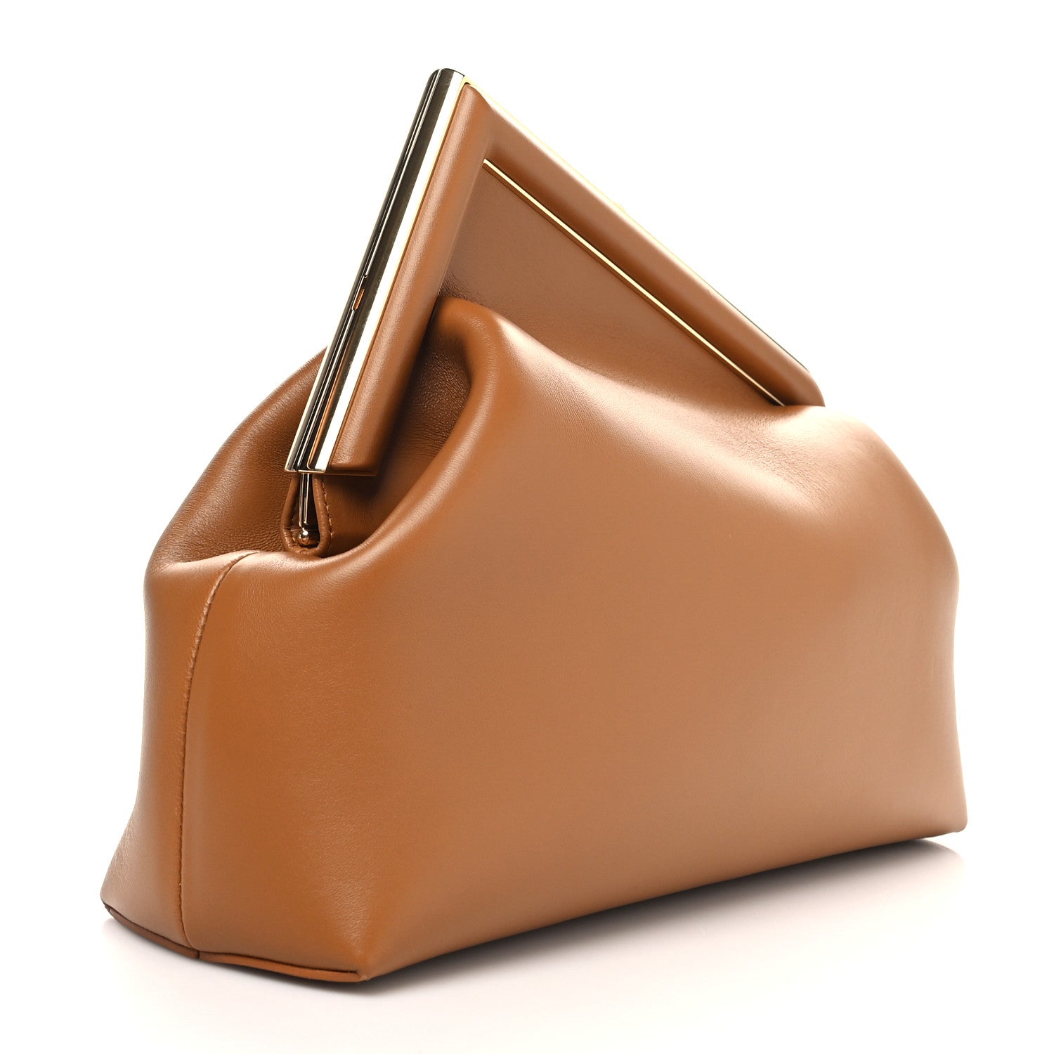 Fendi Shiny Nappa Medium Fendi First Caramello 3 of 10