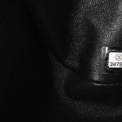Chanel Resin Velvet Kiss Lock Clutch Black 7 of 10