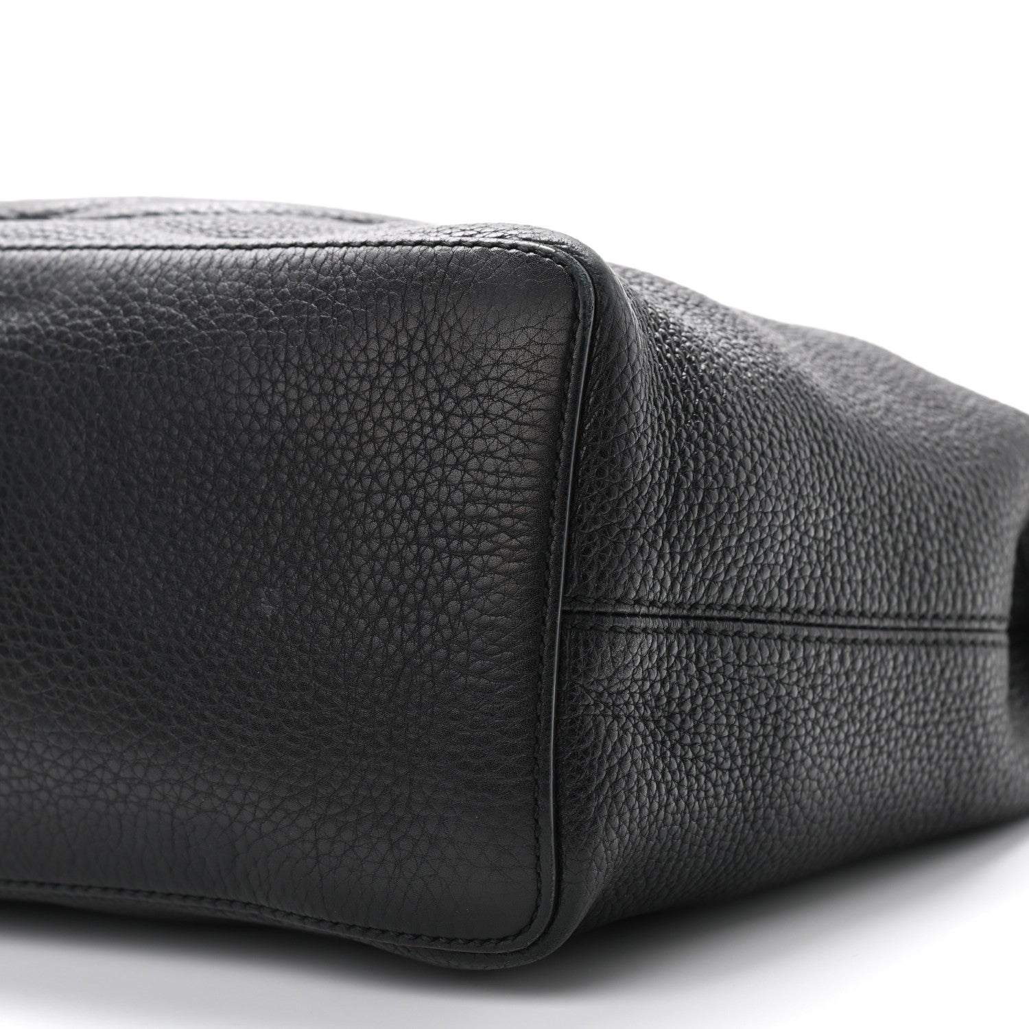 Gucci Pebbled Calfskin Large Soho Hobo Black 14 of 22