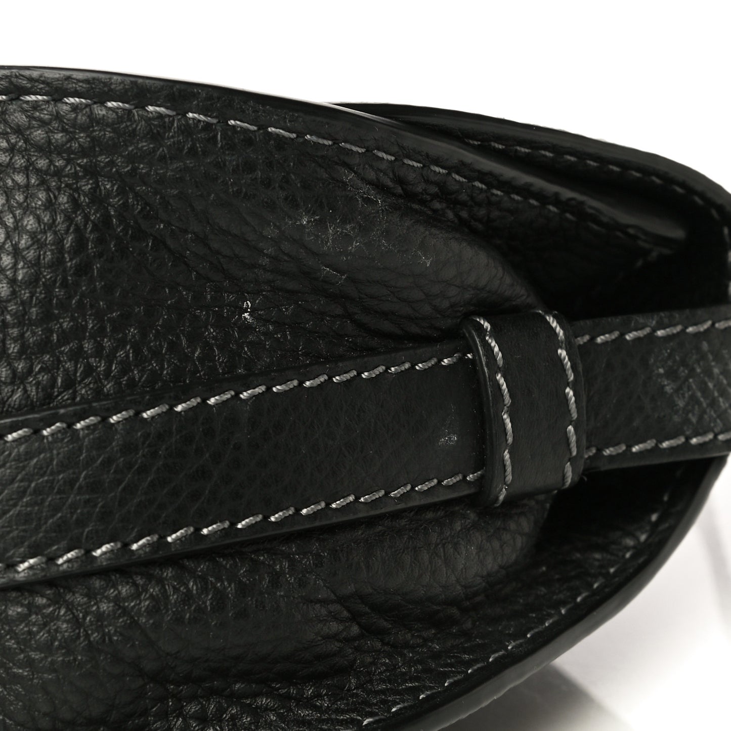 Calfskin Mini Marcie Round Crossbody Bag Black