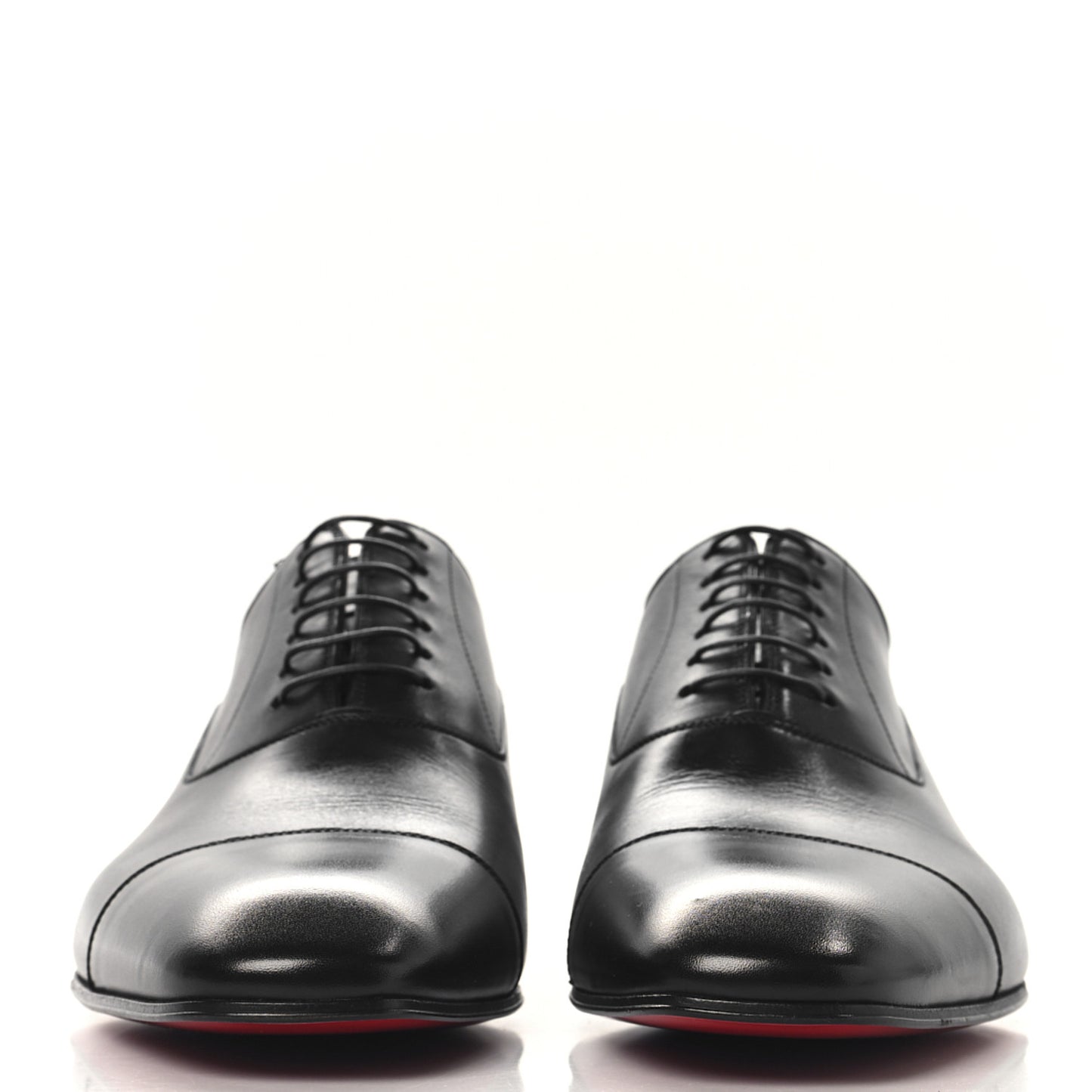 Calfskin Mens Greggo Flat Oxfords 42 Black