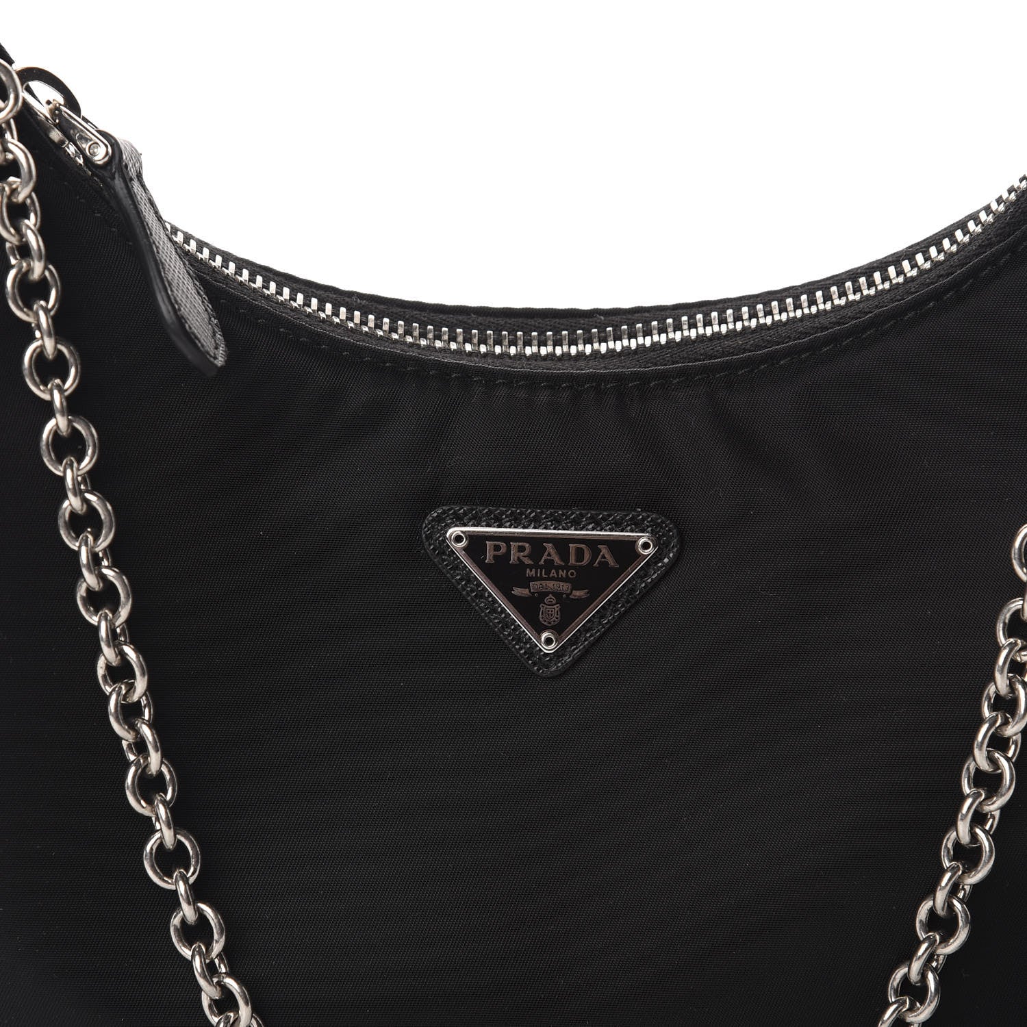 Prada Nylon Re-Edition 2005 Shoulder Bag Black 11 of 12