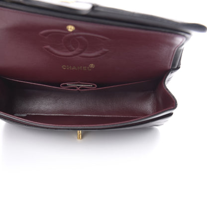 Chanel Lambskin Quilted Medium Double Flap Black 5 of 17