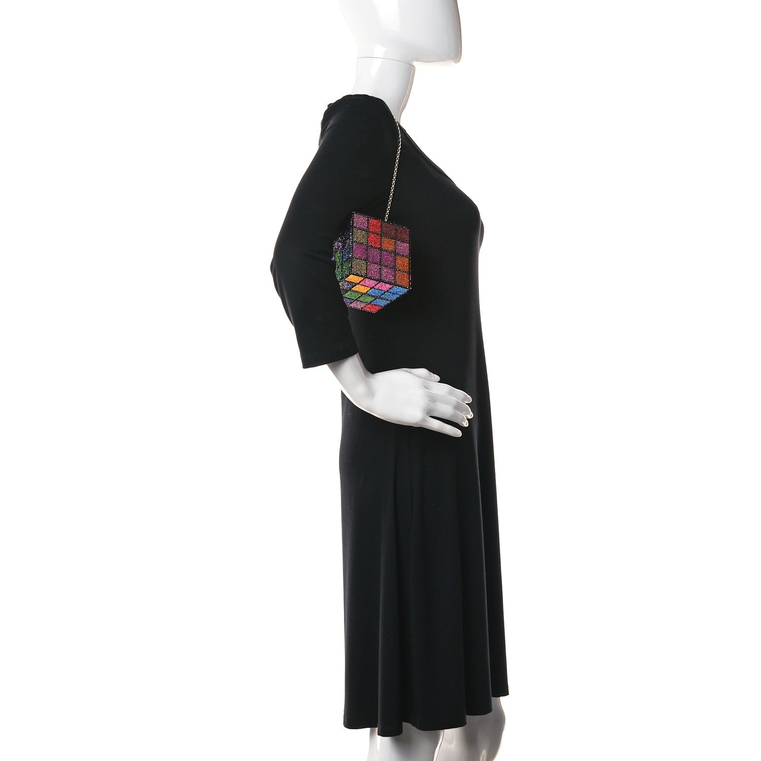 Judith Leiber Crystal Rubix Cube Clutch Multicolor 3 of 14