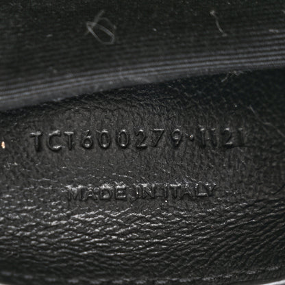 Saint Laurent Sheepskin Matelasse Chevron Monogram Medium College Bag Grey Kaki 7 of 10