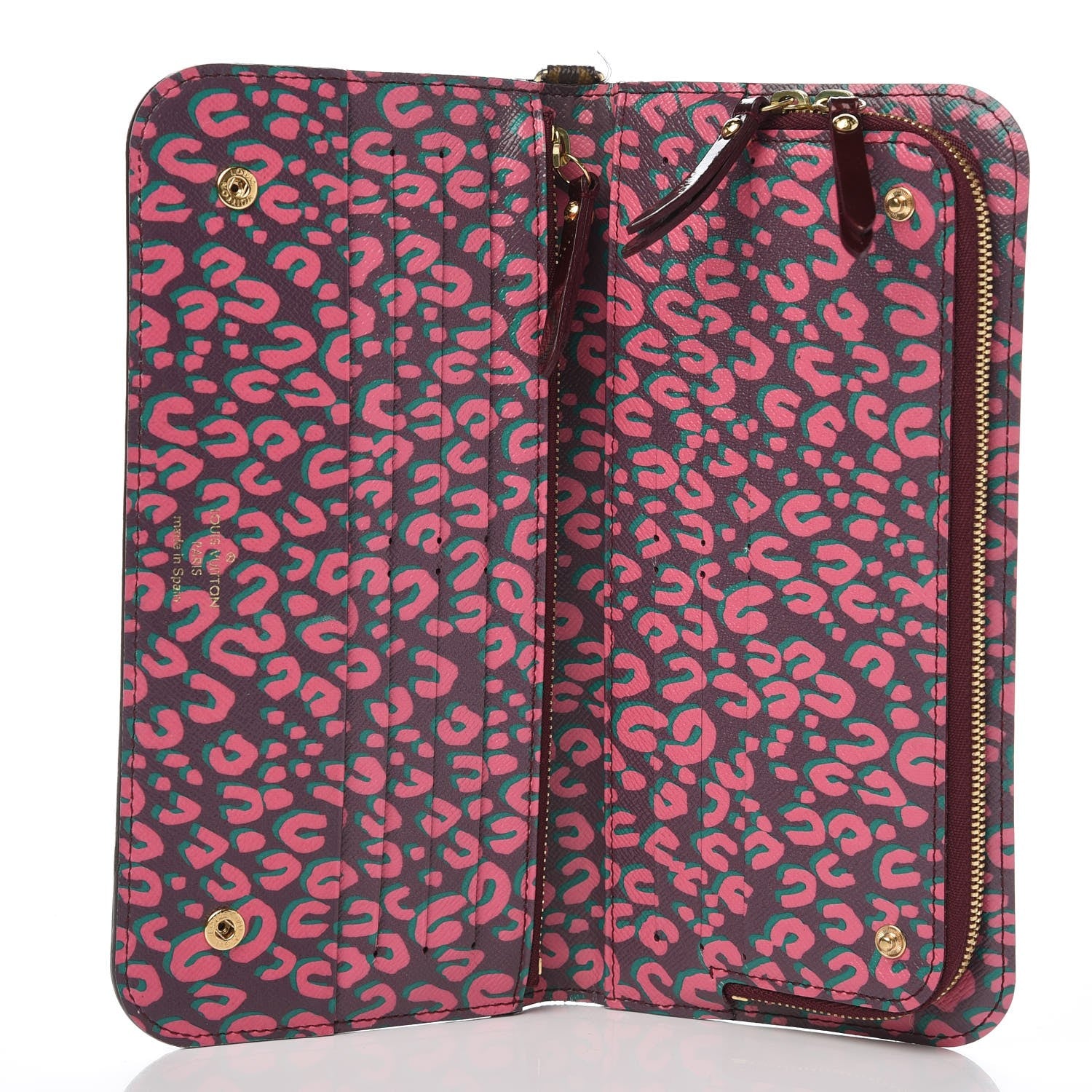 Louis Vuitton Monogram Leopard Insolite Wallet Rouge Fauviste 5 of 7