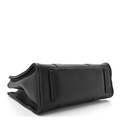 Marc Jacobs Grained Calfskin Medium The Tote Bag Black 4 of 13