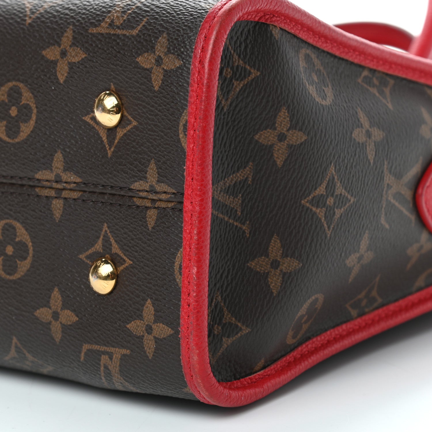 Louis Vuitton Monogram Popincourt PM Red 8 of 11