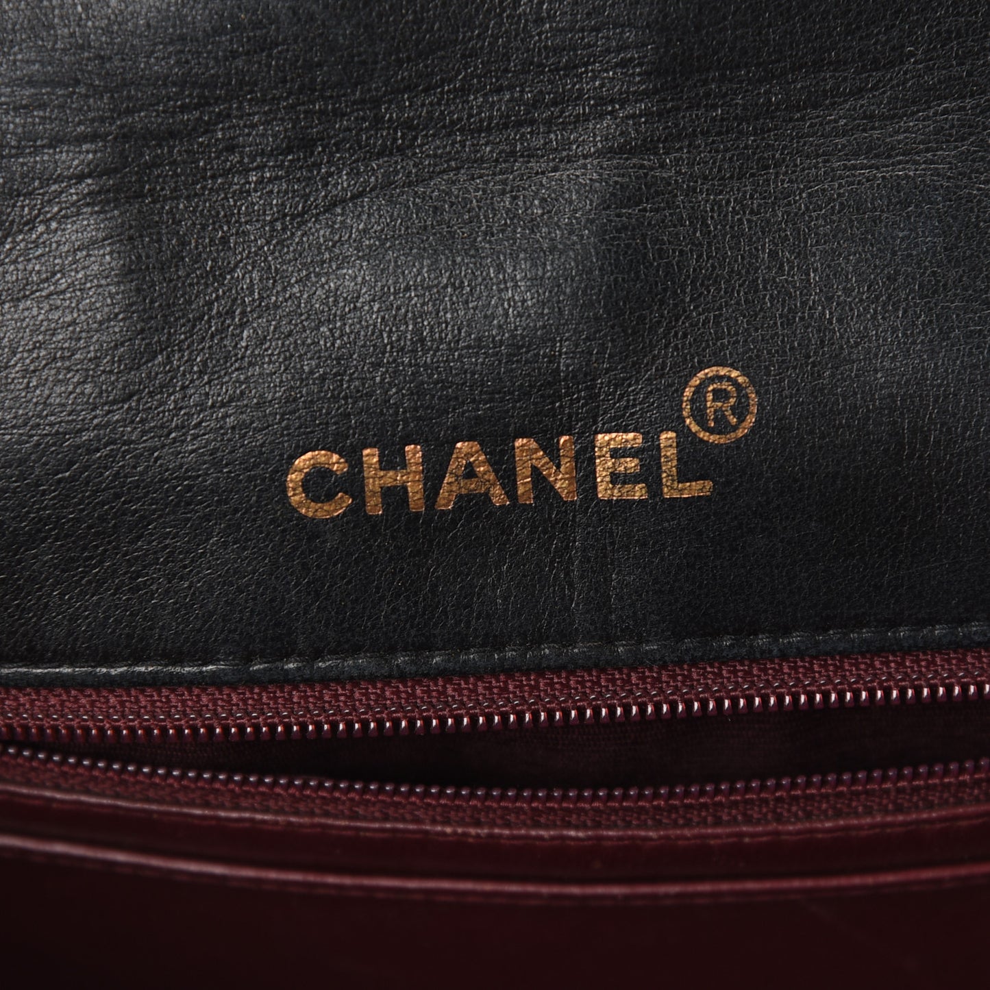 Lambskin Quilted Medium Single Flap Black