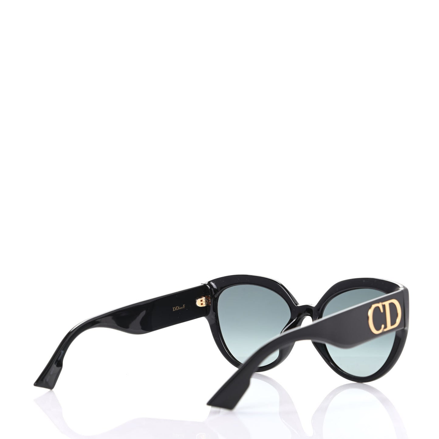 Acetate DDiorF Cat Eye Sunglasses Black