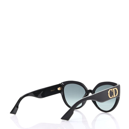 Christian Dior Acetate DDiorF Cat Eye Sunglasses Black 4 of 7