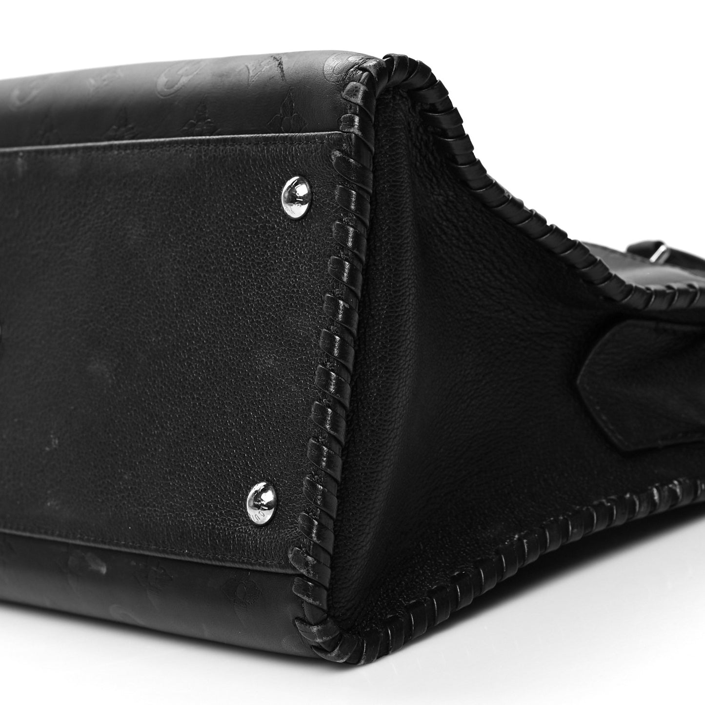 Monogram Cuir Plume Very Zipped Tote Black