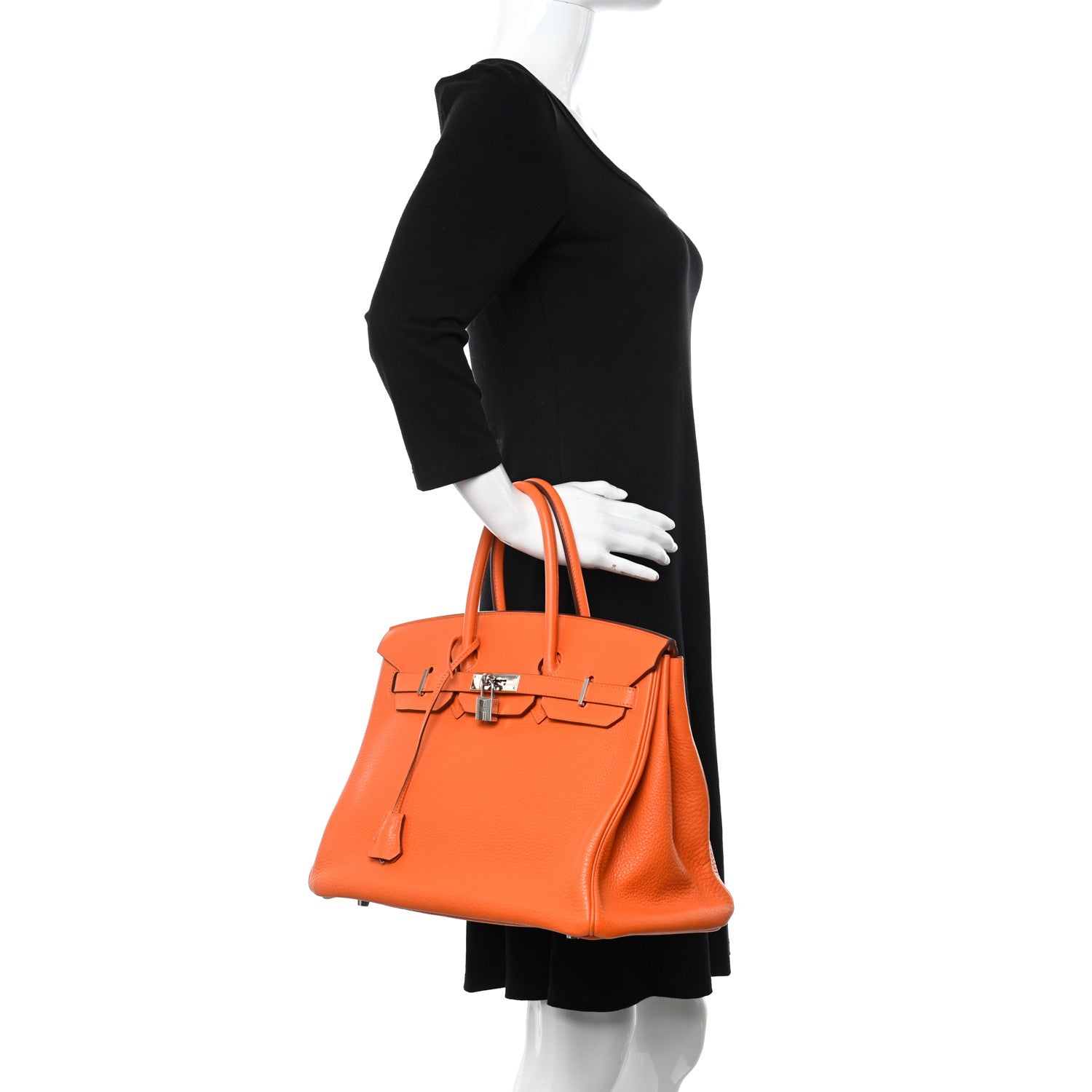 Hermes Togo BIRKIN 35 Orange 2 of 12