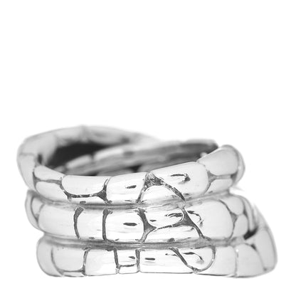 John Hardy Sterling Silver Kali Twist Ring 54 7 4 of 5