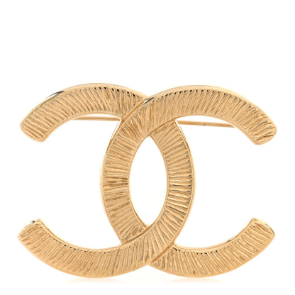 Chanel Metal CC Brooch Gold 1 of 4