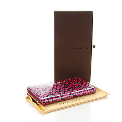 Louis Vuitton Vernis Leopard Zippy Wallet Rouge Fauviste 4 of 7