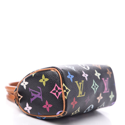 Louis Vuitton Monogram Multicolor Mini Sac HL Speedy Black 4 of 10