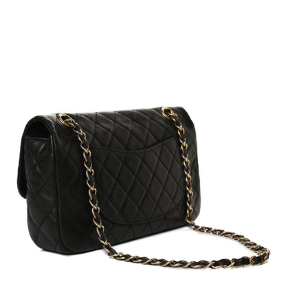Chanel Lambskin Quilted Single Flap Black 2 of 15