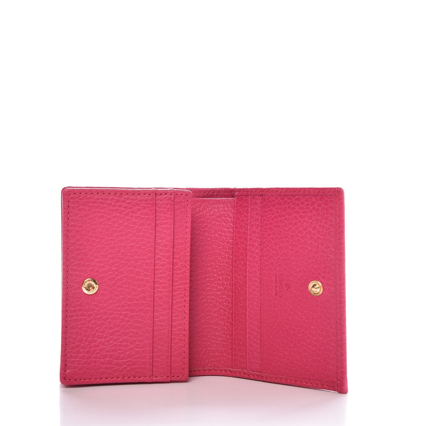 Dollar Calfskin GG Marmont Card Case Box Pink
