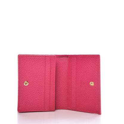 Gucci Dollar Calfskin GG Marmont Card Case Box Pink 5 of 12
