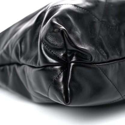 Chanel Shiny Calfskin Quilted Chanel 22 Black 9 of 10