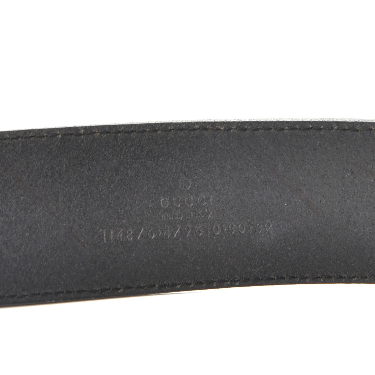 Calfskin Turquoise Interlocking G Belt 80 32 Black