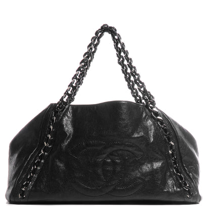 Chanel Glazed Caviar East West Large Modern Chain Tote Black 1 of 7