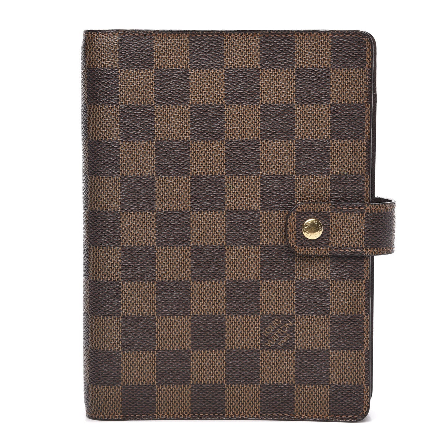 Damier Ebene Medium Ring Agenda Cover