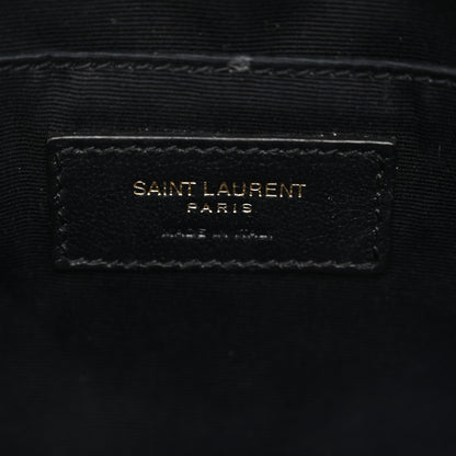 Saint Laurent Calfskin Matelasse Monogram Lou Camera Bag Dark Beige 6 of 12
