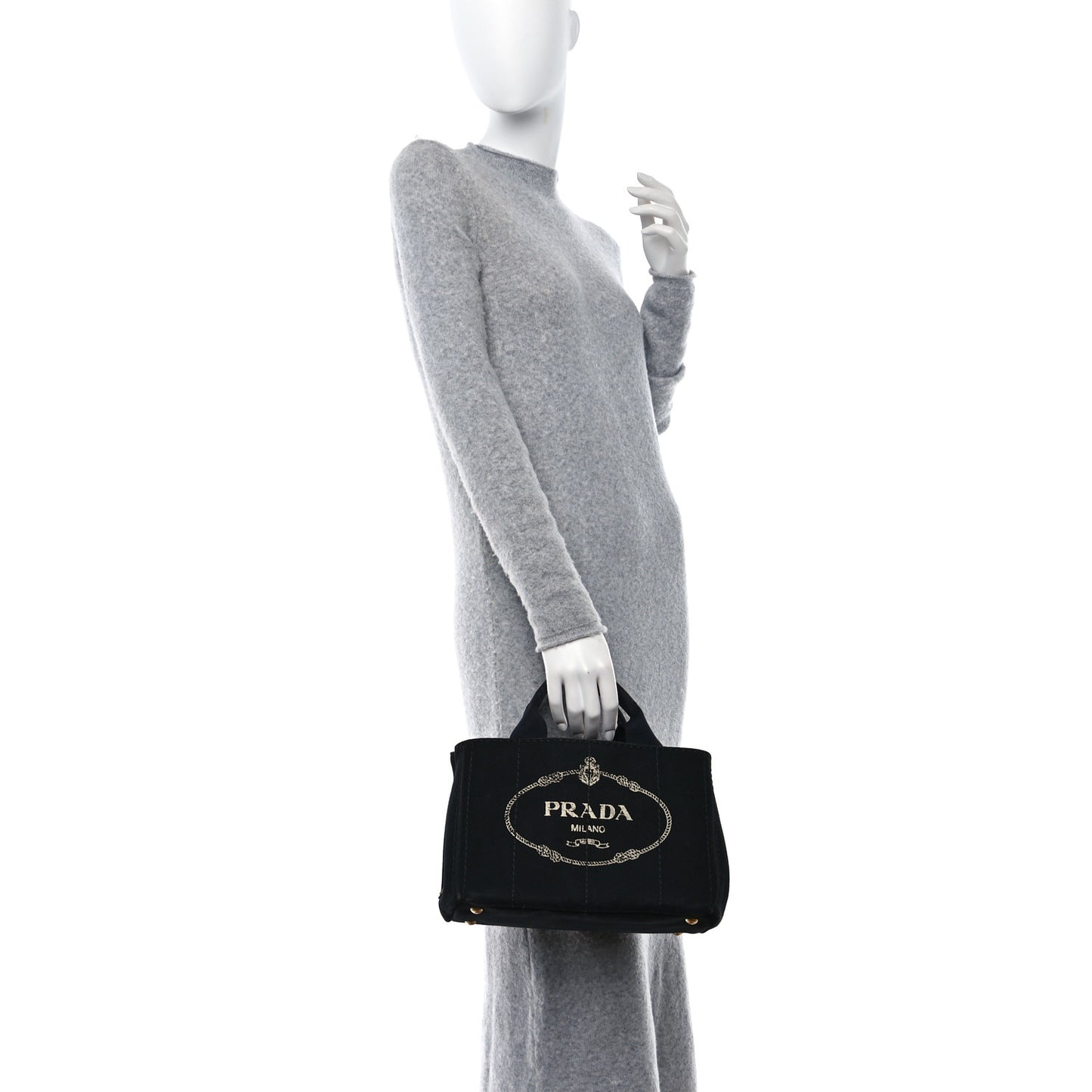 Canapa Small Logo Tote Black