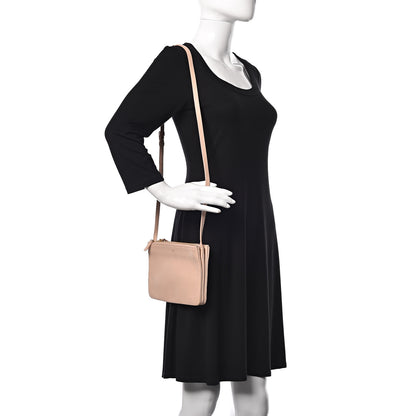 Celine Liege Calfskin Small Trio Crossbody Bag Blush 2 of 13