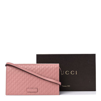 Gucci Microguccissima Crossbody Wallet Soft Pink 10 of 10